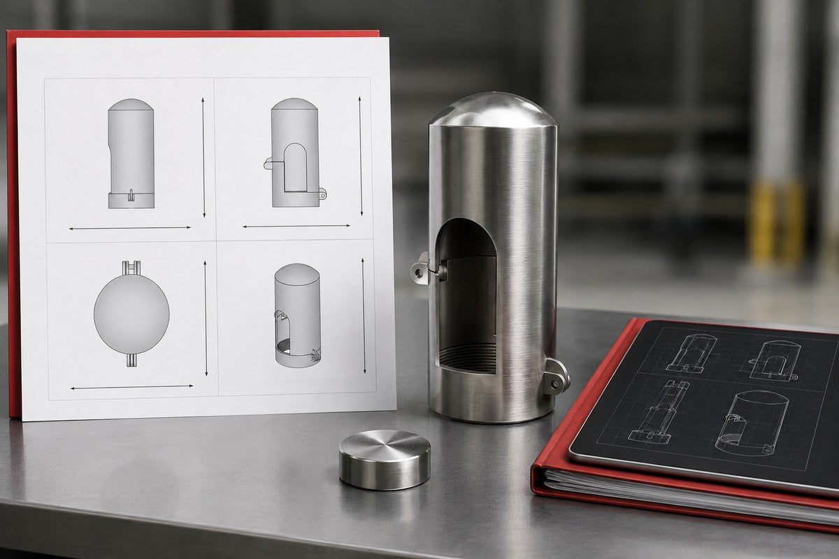Document the specification — A custom cylinder valve protector