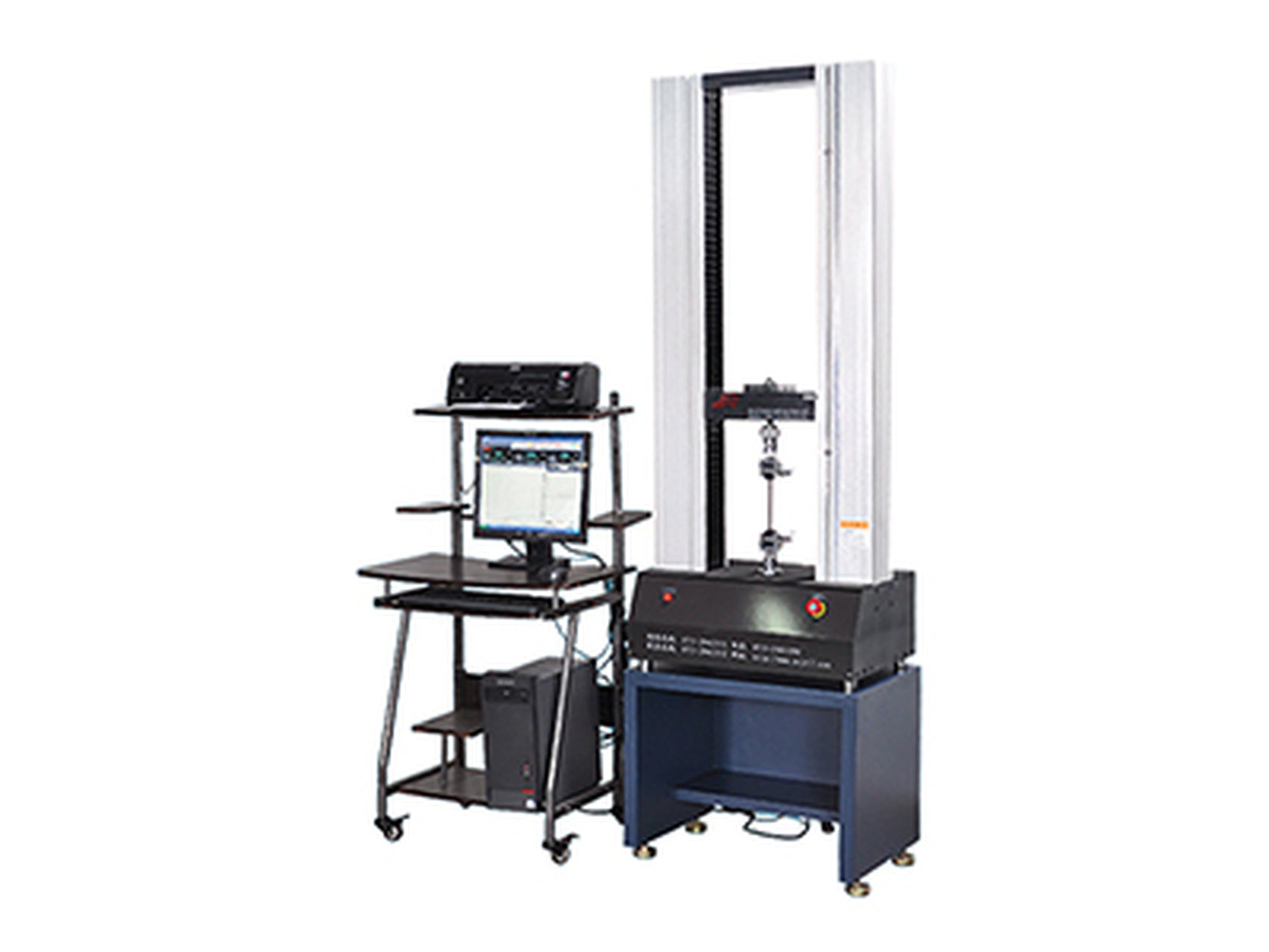 Drop-testing apparatus for safety padlocks